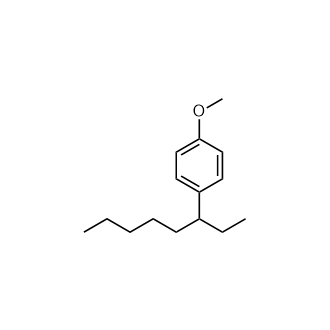 1-甲氧基-4-(辛烷-3-基)苯结构式