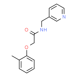 2-(2-methylphenoxy)-N-(pyridin-3-ylmethyl)acetamide Structure