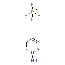 1-AMINOPYRIDAZINIUM HEXAFLUOROPHOSPHATE(1-) Structure