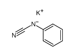potassium salt of phenylcyanamide Structure