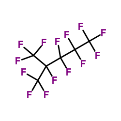 2-三氟甲基-1,1,1,2,3,3,4,4,5,5,5-十一氟代戊烷结构式