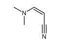 cis-β-dimethylaminoacrylonitrile Structure