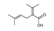 2-isopropylidene-5-methyl-hex-4-enoic acid结构式