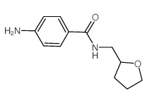 4-氨基-n-(四氢-2-呋喃甲基)苯甲酰胺结构式