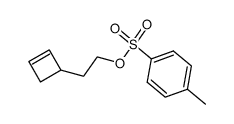 Δ2-Cyclobutenylaethyl-β-tosylat Structure