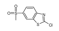 2-氯-6-(甲基磺酰基)苯并[d]噻唑结构式
