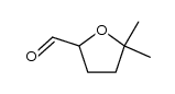 5,5-dimethyltetrahydrofuran-2-carbaldehyde结构式