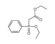 ethyl 2-[ethoxy(phenyl)phosphoryl]acetate结构式