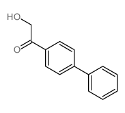 2-hydroxy-1-(4-phenylphenyl)ethanone结构式