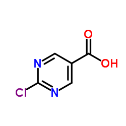 2-氯嘧啶-5-羧酸结构式