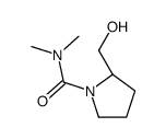 (S)-2-(羟基甲基)-N,N-二甲基吡咯烷-1-羧酰胺结构式