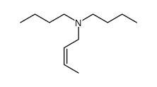 (2Z)-butenyldibutylamine Structure