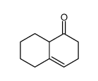 3,5,6,7,8,8a-hexahydro-2H-naphthalen-1-one结构式