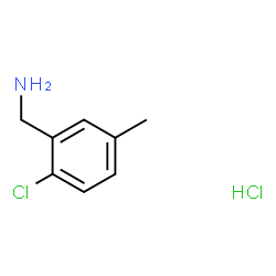 (2-氯-5-甲基苯基)甲胺盐酸盐结构式