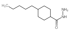 4-戊基环己烷碳酰肼结构式