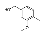 (3-甲氧基-4-甲基苯基)甲醇结构式