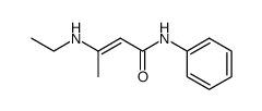 3-ethylamino-crotonic acid anilide Structure