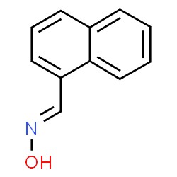 1-Naphthaldehyde oxime结构式