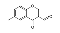 6-methyl-4-oxo-4H-1-benzopyran-3-carboxaldehyde结构式