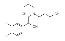 2-(dibutylamino)-1-(3,4-dichlorophenyl)ethanol结构式