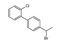 1-(1-bromoethyl)-4-(2-chlorophenyl)benzene Structure