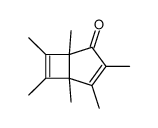 1,2,3,5,6,7-hexamethylbicyclo[3.2.0]hepta-2,6-dien-4-one Structure