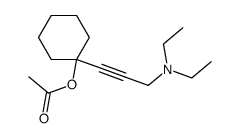 1-acetoxy-1-(3-diethylamino-1-propynyl)-cyclohexane结构式