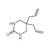 2(1H)-Pyrimidinone,tetrahydro-5,5-di-2-propen-1-yl-结构式