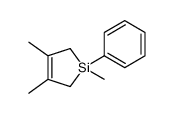 1,3,4-trimethyl-1-phenyl-2,5-dihydrosilole结构式