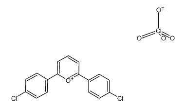 2,6-Bis(p-chlorophenyl)pyrylium perchlorate Structure
