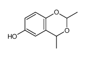 2,4-dimethyl-4H-1,3-benzodioxin-6-ol结构式