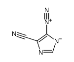 5-diazoimidazole-4-carbonitrile结构式