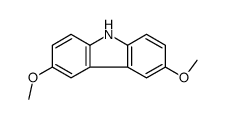 3,6-二甲氧基-9H-咔唑结构式