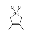 1,1-dichloro-3,4-dimethyl-2,5-dihydrogermole结构式