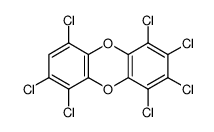 1,2,3,4,6,7,9-七氯二苯并-对-二恶英结构式