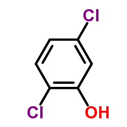 2,5-二氯苯酚结构式