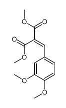 dimethyl 2-[(3,4-dimethoxyphenyl)methylidene]propanedioate Structure