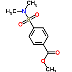 Methyl 4-(dimethylsulfamoyl)benzoate结构式