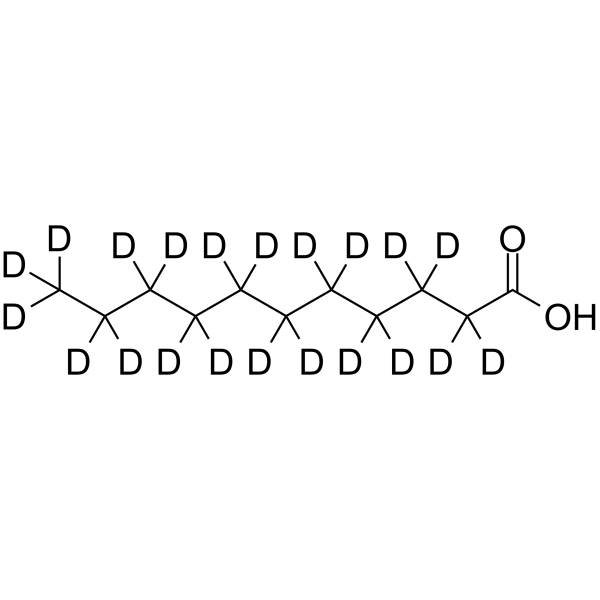 Undecanoic acid-d21 Structure