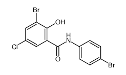 3-bromo-N-(4-bromophenyl)-5-chlorosalicylamide picture