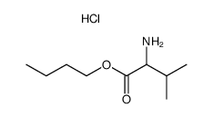 DL-valine butyl ester, hydrochloride结构式