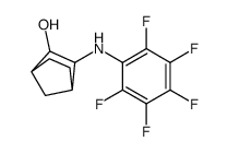 2-(2,3,4,5,6-pentafluoroanilino)bicyclo[2.2.1]heptan-3-ol结构式