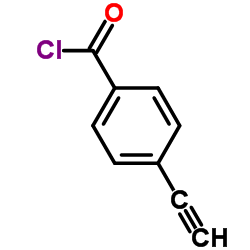 Benzoylchloride,4-ethynyl-(9CI) Structure