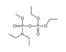 [diethylamino(methoxy)phosphoryl] diethyl phosphate Structure