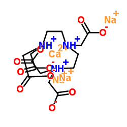 Diethylenetriaminepentaacetic Acid Calcium Trisodium Salt Hydrate Structure