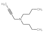 N-butyl-N-but-2-ynylbutan-1-amine结构式