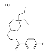 4-fluoro-γ-(4-ethyl-4-n-propyl-piperidino)-butyrophenone hydrochloride Structure