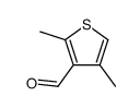2,4-dimethylthiophene-3-carbaldehyde结构式