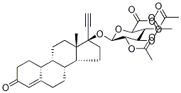 炔诺酮β-D-葡糖醛酸结构式