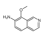 8-methoxyisoquinolin-7-amine Structure